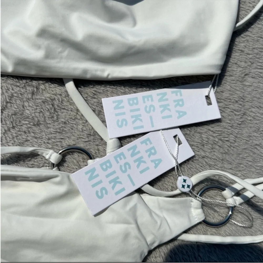 Frankie’s Bikinis Kailyn White Bikini Set